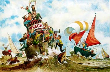 Norman Thelwell - the Sailing Cartoons